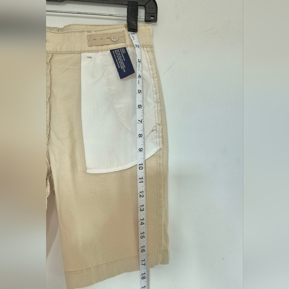 U.S. Polo Assn. Cream Flat Front Casual Shorts - Picture 9 of 9